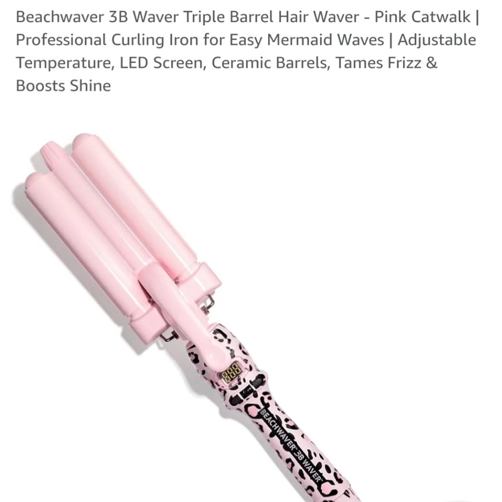 Beachwaver triple barrel curling iron